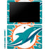 NFL Miami Dolphins Large Logo Galaxy Book 12in Skin
